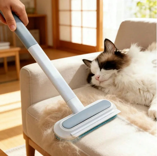 Long Handle Pet Hair Remover Brush Reusable - MyPetDollar.com