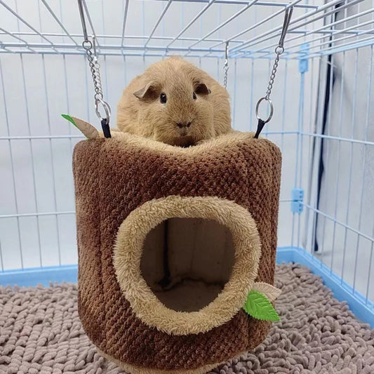 Small Animals Pet House Hamster Tree Stump - MyPetDollar.com
