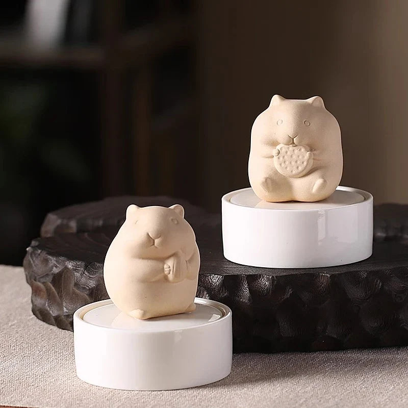 Ceramic Hamster Urn Pet Ashes Container - MyPetDollar.com