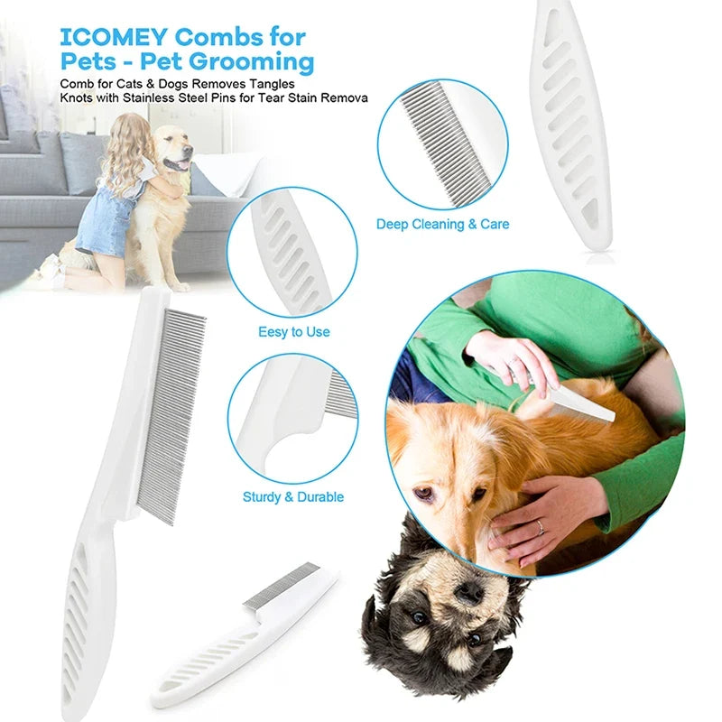 Pet Grooming Kit with Massage Comb Thick - MyPetDollar.com