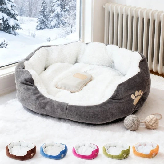 Plush Sherpa Dog Bed Soft Pet Bed for Small - MyPetDollar.com