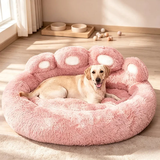 Winter Bear Paw Shape Pet Sofa Bed Soft - MyPetDollar.com