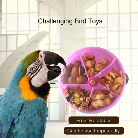 Interactive Rotating Parrot Foraging Toy - MyPetDollar.com