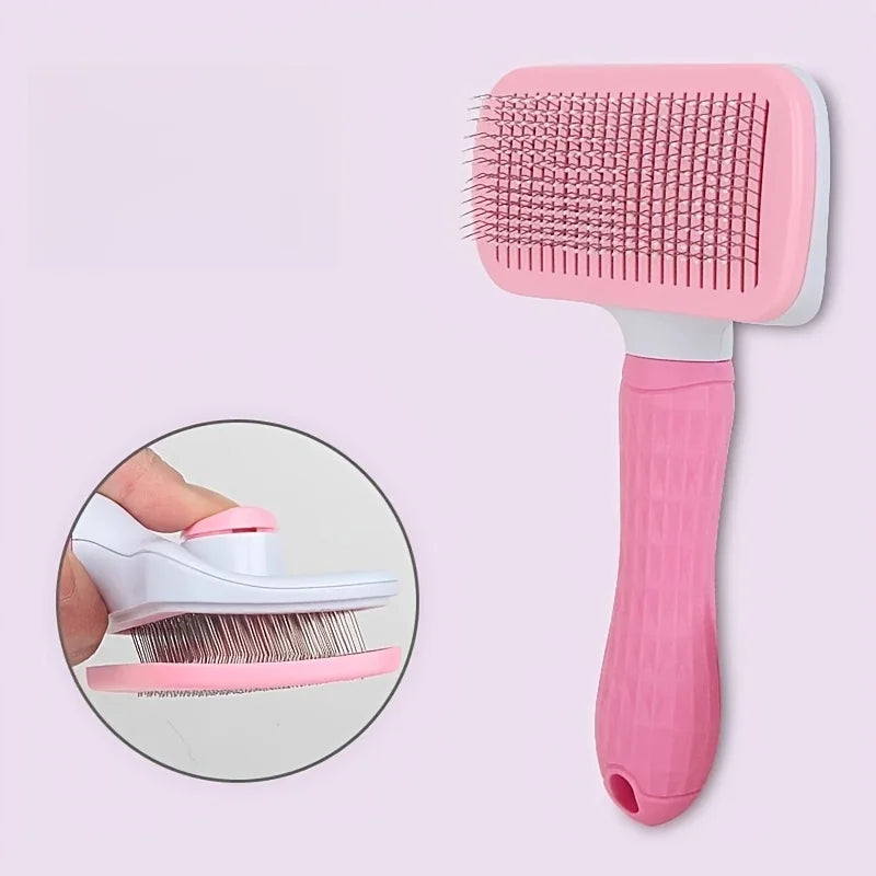 1 Cat and Dog Self-cleaning Rake Brush – Bath, Shower & Hygiene