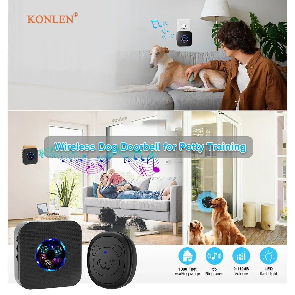 Smart Dog Doorbell Wireless for Potty - MyPetDollar.com