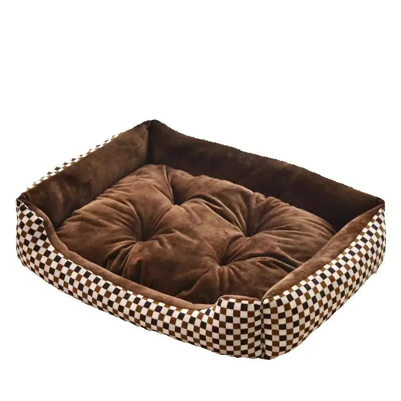 Soft Plush Dog Bed Washable, Warm Cat Nest - MyPetDollar.com