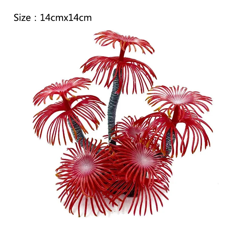 Artificial Underwater Coral Plastic Aquarium Fish Tank – 5 Colors