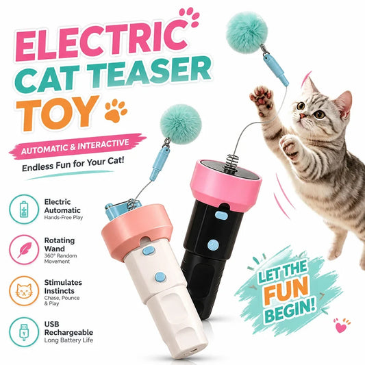 Electric Cat Fishing Toy Automatic Cat - MyPetDollar.com