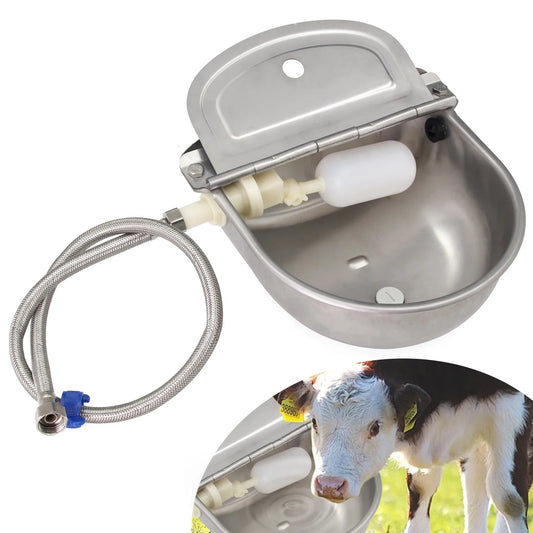 Automatic Cow Water Bowl Stainless Steel - MyPetDollar.com