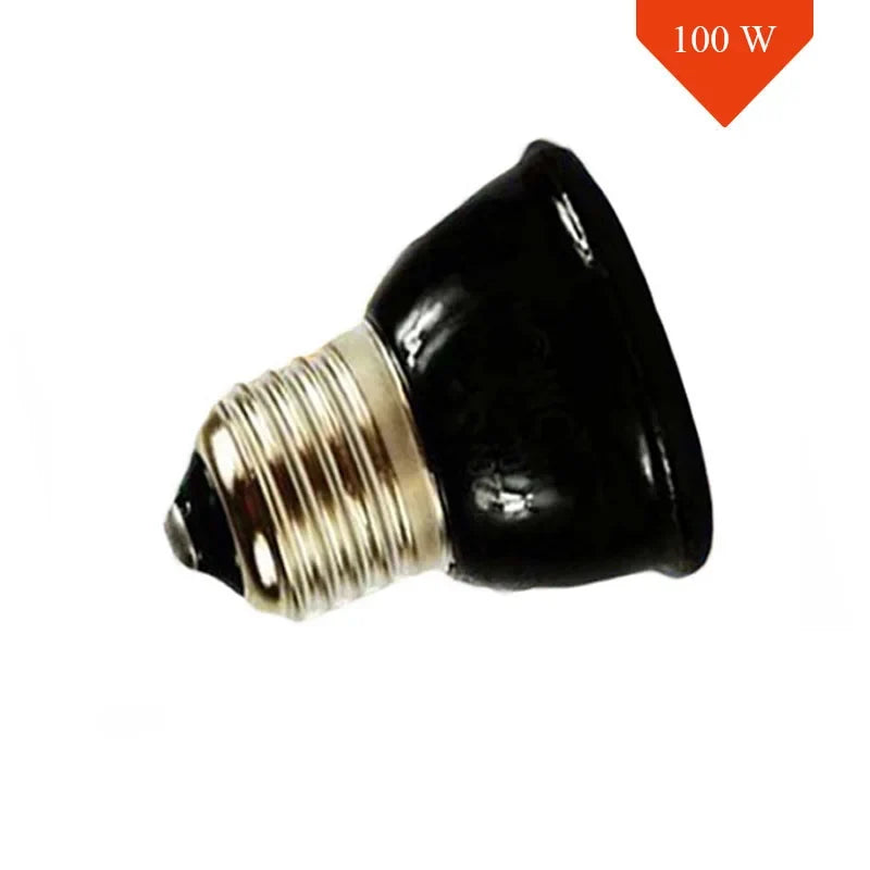 Ceramic 25 50 75 100w E27 Reptile Pet Heating Lamp – Cooling, Warming & Seasonal