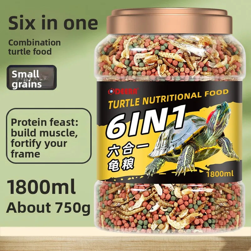 Deera Dried Shrimp & Fish for Turtles - High Protein Natural – 5 Colors