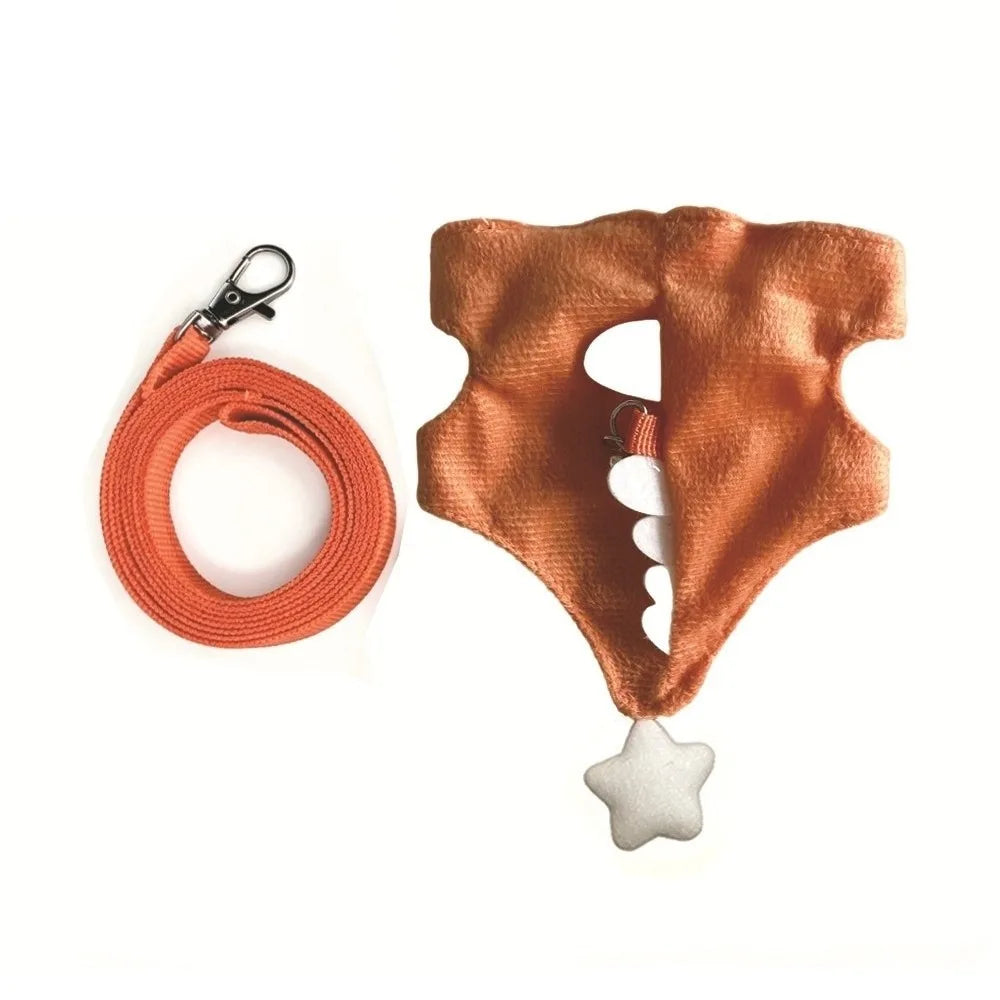 Cute Cartoon Ferret Vest Harness Adjustable - MyPetDollar.com