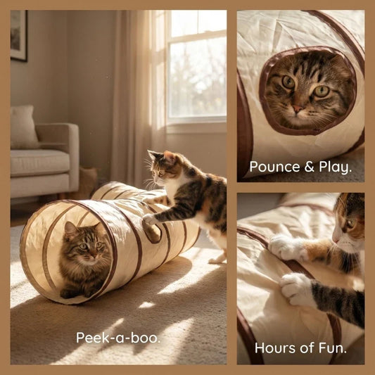 Activity Tunnel for Small Animals with - MyPetDollar.com