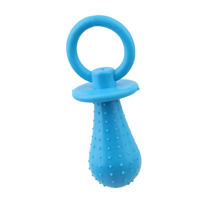 Pet Rubber Pacifier Dog Toy – 3 Colors