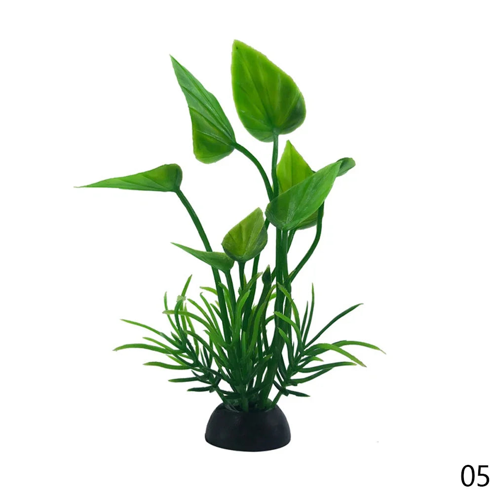 10-30cm Artificial Aquarium Plant Decoration – 9 Colors