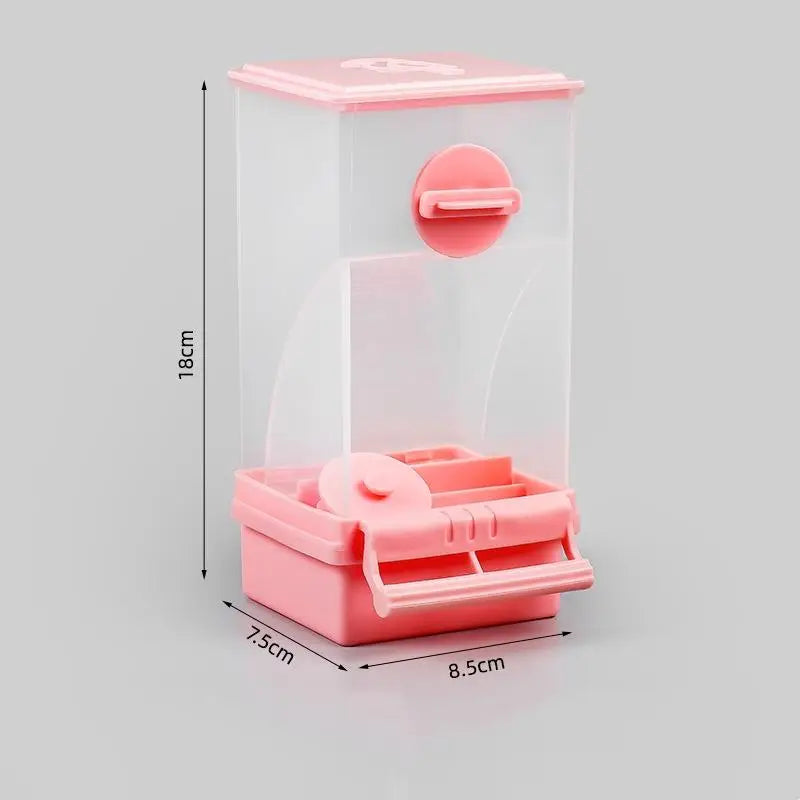 Ssummer10 Transparent Automatic Hanging Bird Seed Food Feeder – 4 Colors