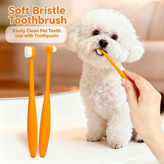 Soft Bristle Pet Toothbrush Dog Cat Teeth - MyPetDollar.com