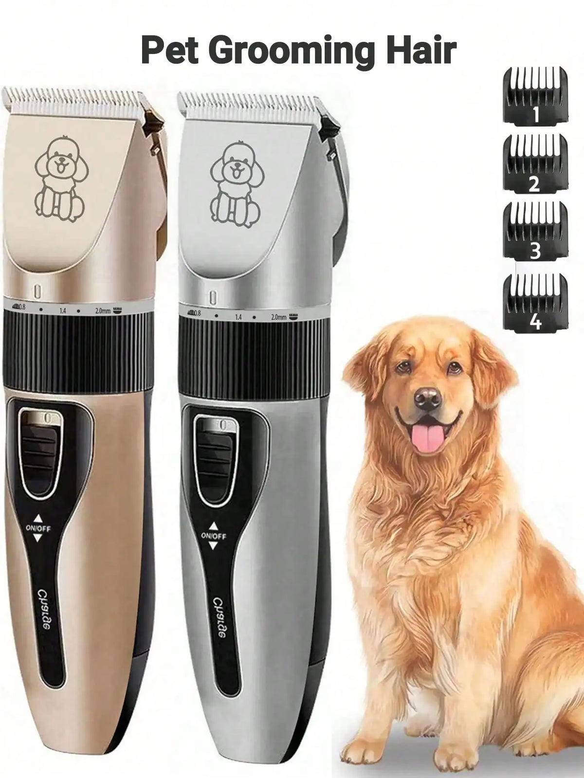 1pc Rechargeable Pet Hair Trimmer Electric - MyPetDollar.com