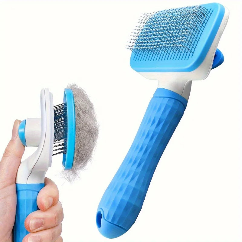 1 Cat and Dog Self-cleaning Rake Brush – Bath, Shower & Hygiene