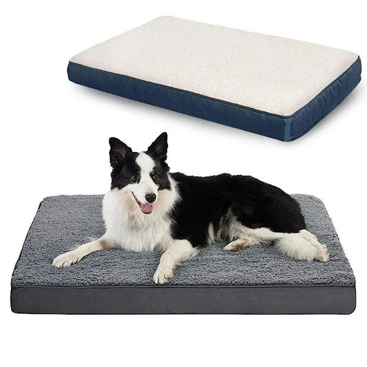 Dog Bed Kennel Mat Memory Foam Warm Soft Pet - MyPetDollar.com