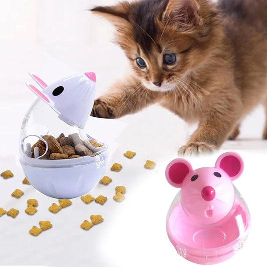 Pet Feeder Cat Toy Mouse Food Rolling - MyPetDollar.com