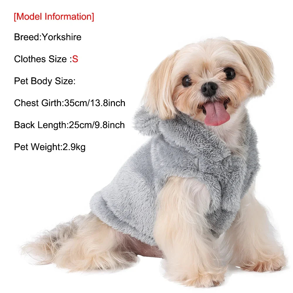 Autumn Winter Cat Clothes Soft Warm Cute - MyPetDollar.com