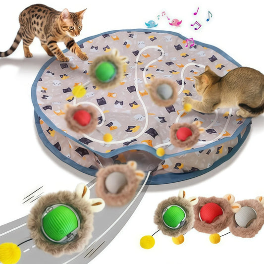 Interactive Cat Toys Ball Cover Set Fast - MyPetDollar.com