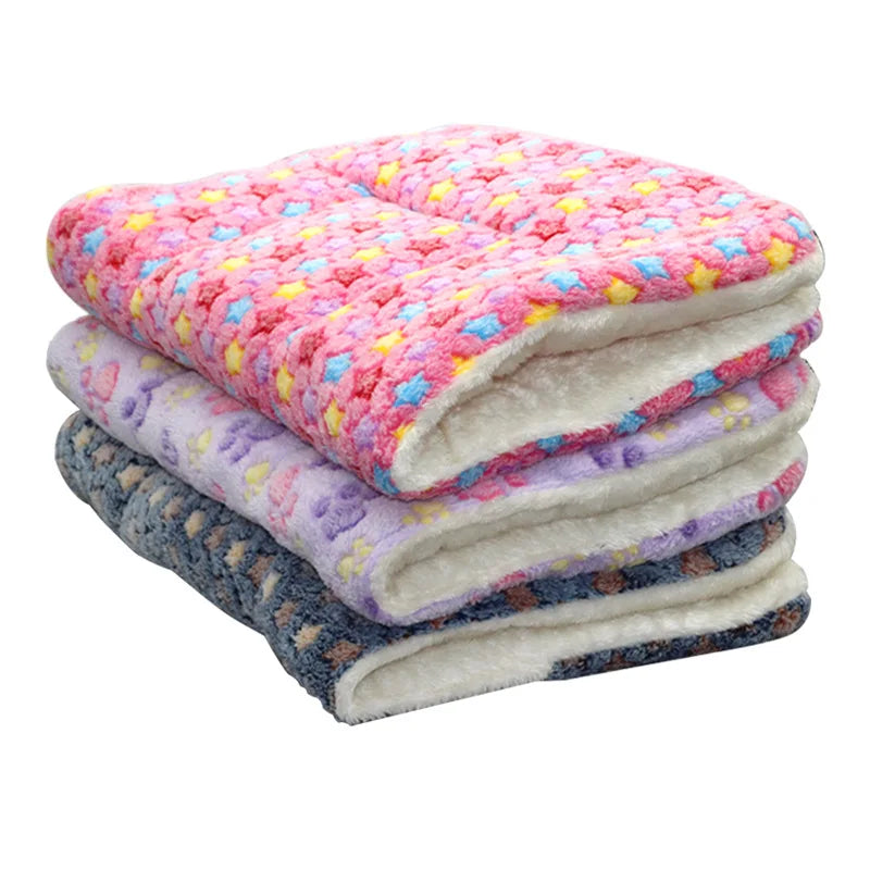 Flannel Pet Mat Dog Bed Cat Bed Thicken - MyPetDollar.com