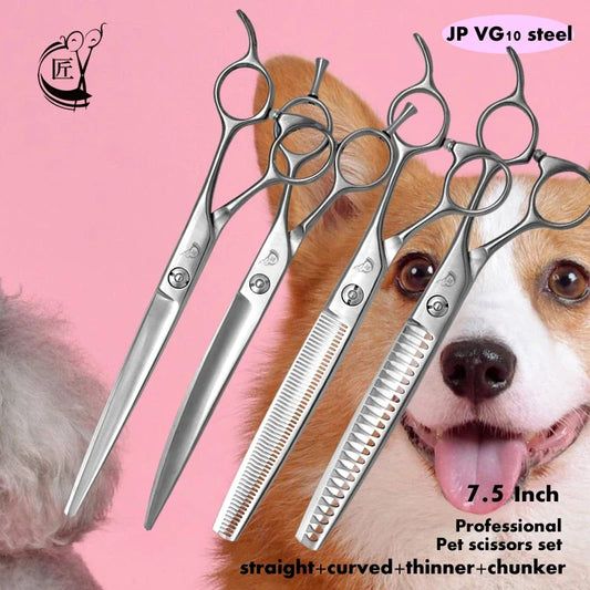 Crane 7.5 Inch Professional Pet Scissors Set - MyPetDollar.com