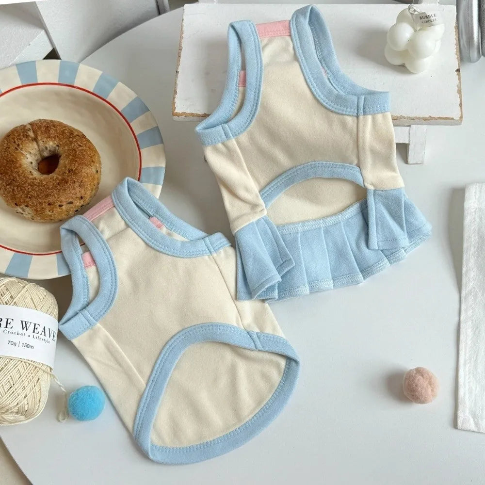 Cartoon Print Pet Ice Cream Camisole Vest - MyPetDollar.com