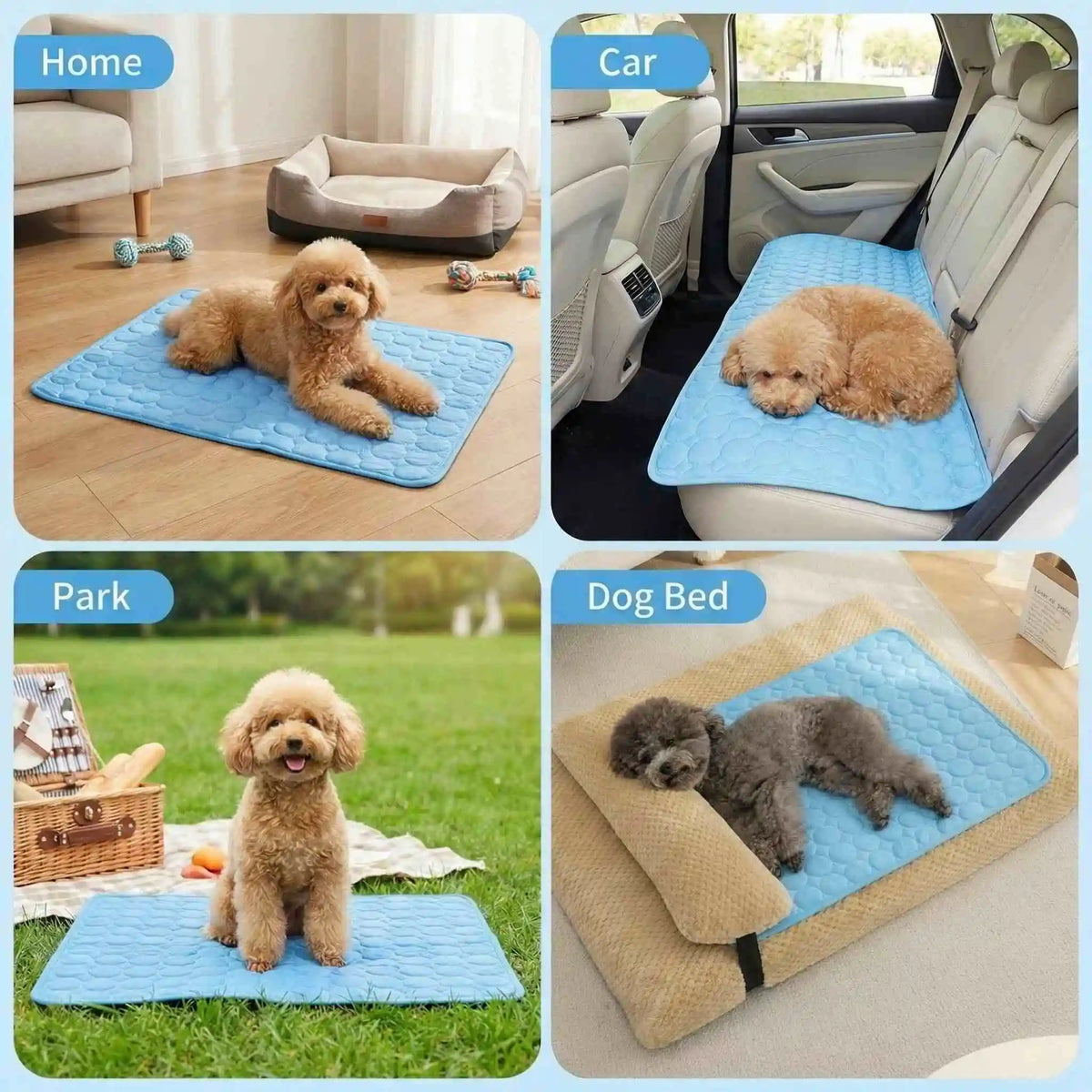 Dog Cooling Ice Bed Mat Pet Summer Bed Cat - MyPetDollar.com