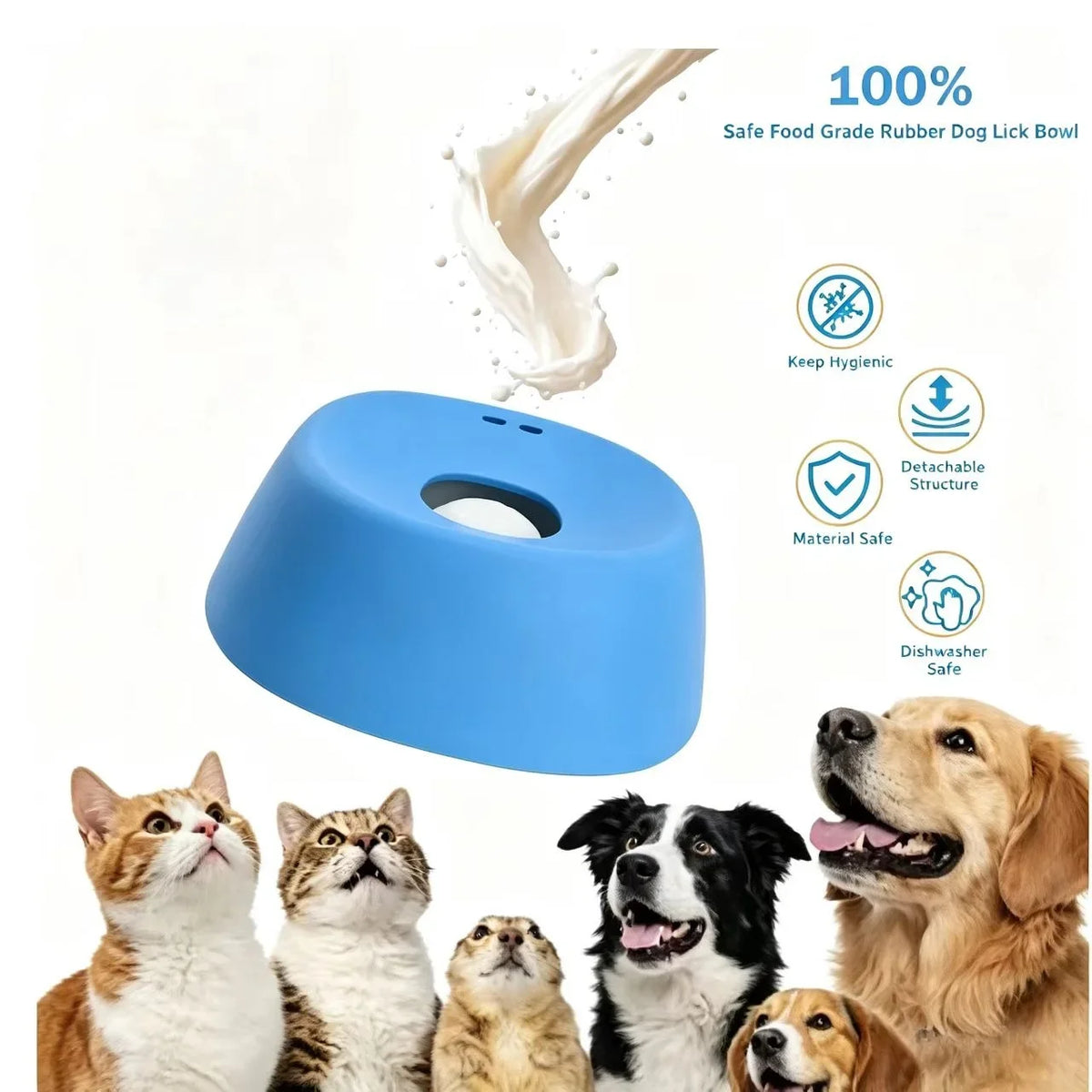Slow Feeder Dog Bowls for Liquid Treat, - MyPetDollar.com