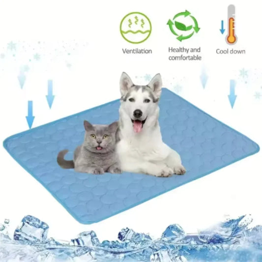 Extra Large Dog Cooling Mat Summer Pet Cold - MyPetDollar.com