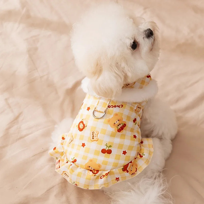 Vertical-Striped Dog Clothes All-Over Small - MyPetDollar.com
