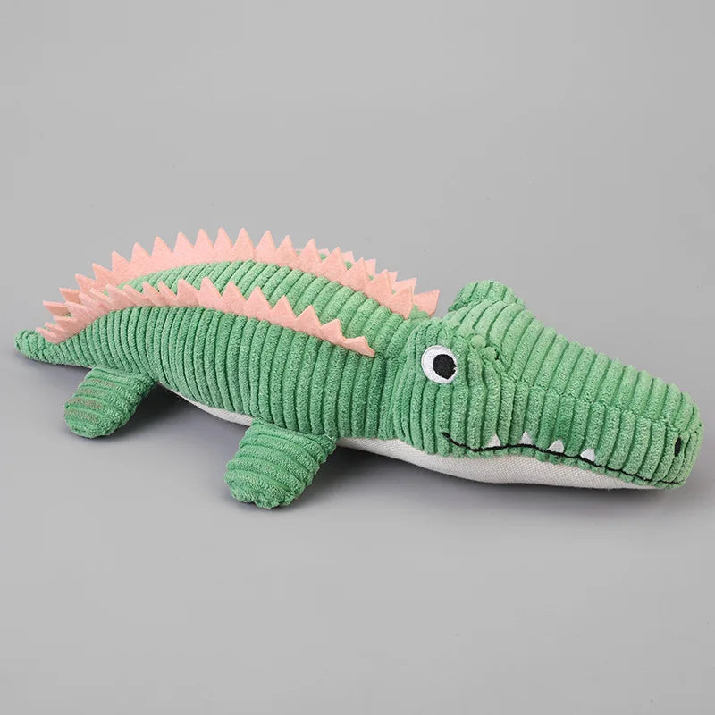Realistic Crocodile Plush Dog Plaything – Dog Supplies