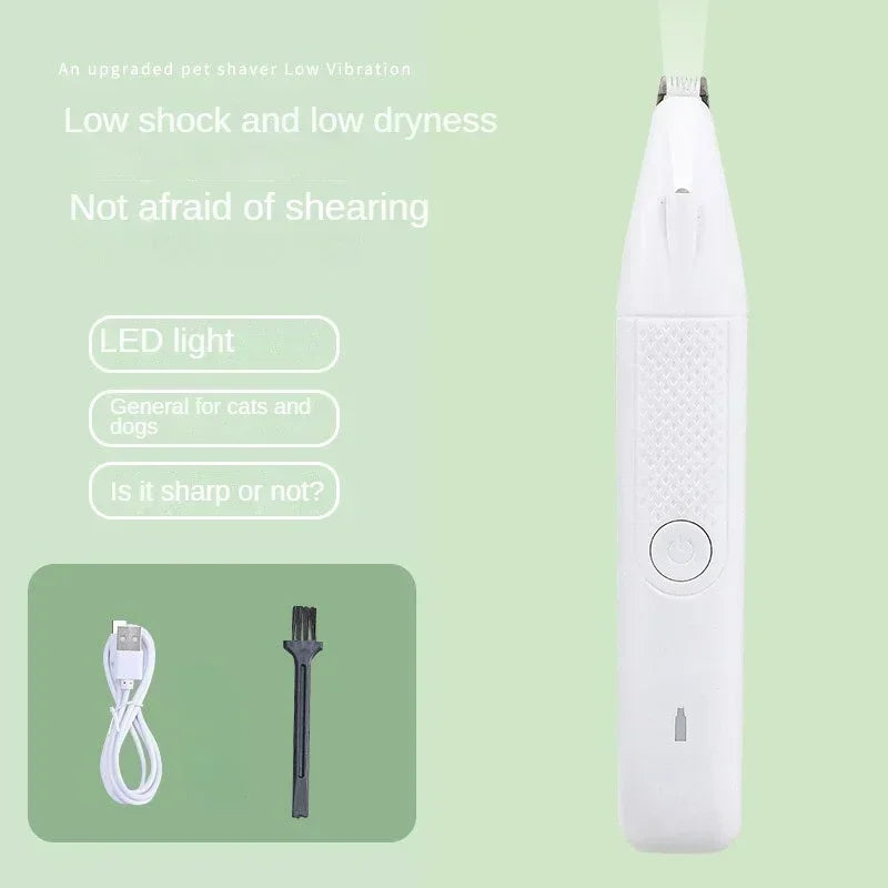 Dog Hair Trimmer Electric Cutter Professional Pet Foot – 5 Colors