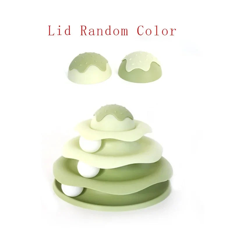 Household Cat Plaything Turntable Teasing Set – 5 Colors
