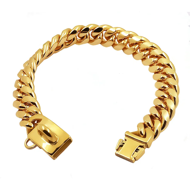 Metal Dog Collar Stainless Steel Pet Choker - MyPetDollar.com