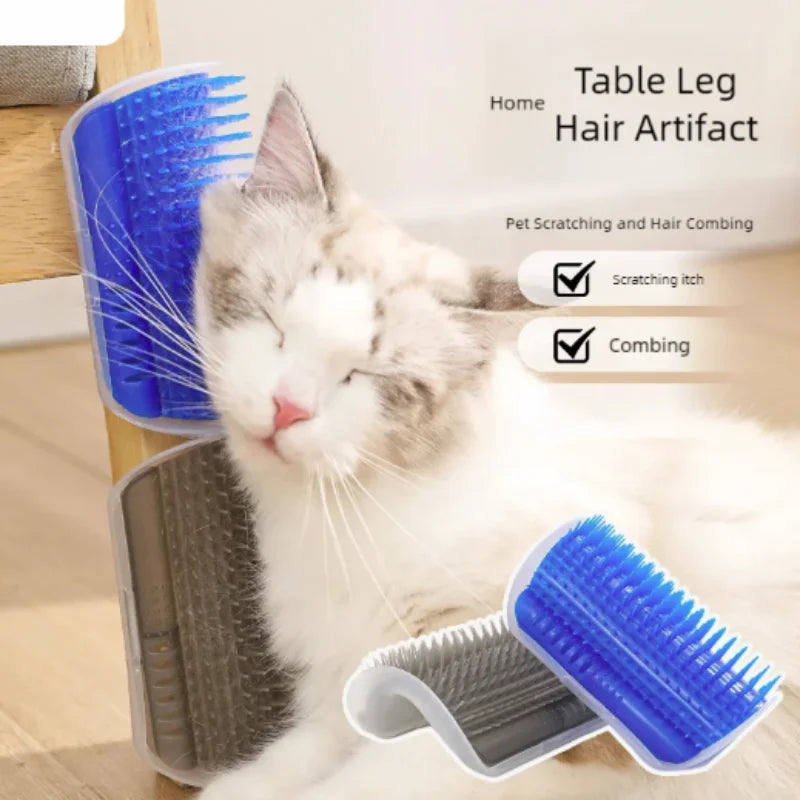 Soft Cat Self Groomer Brush Wall Corner - MyPetDollar.com