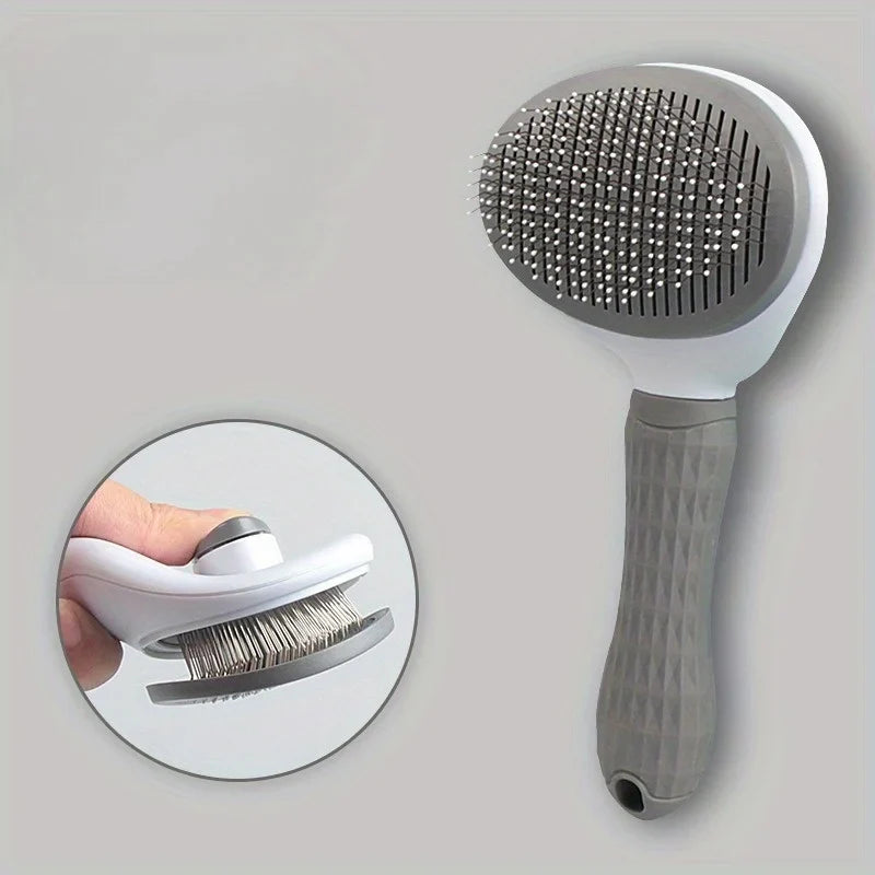 1 Cat and Dog Self-cleaning Rake Brush – Bath, Shower & Hygiene