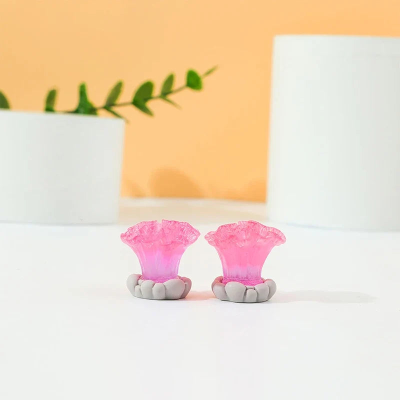 Potted Plants in the Shape of Noctilucent Marine Resin Fish – 10 Colors