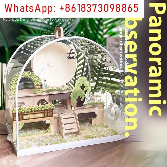 Large Two-Layer Golden Hamster Cage - MyPetDollar.com