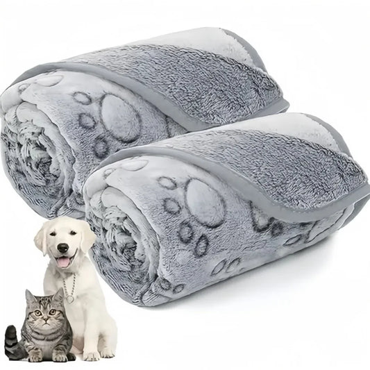 Soft Fluffy Pet Plush Blanket Cute Cartoon - MyPetDollar.com