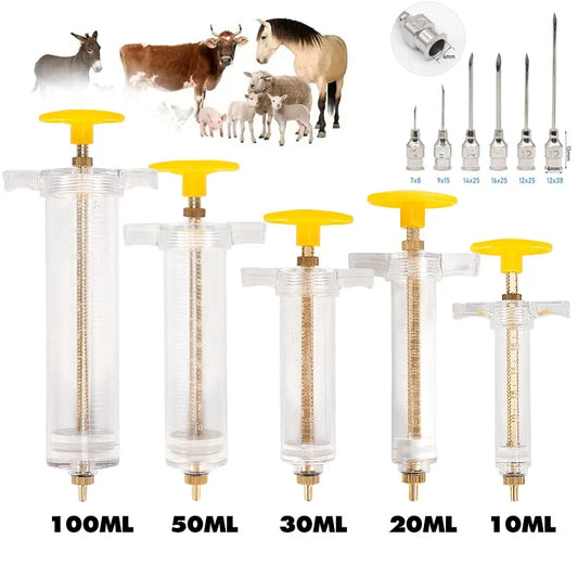 10/20/30/50/100ml Adjustable Dose Syringe - MyPetDollar.com