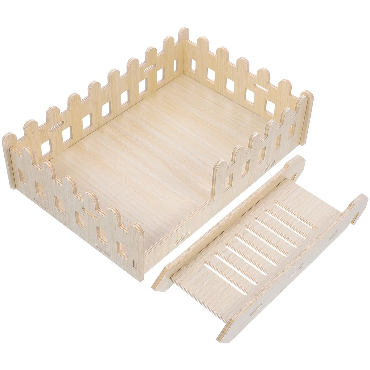 Hamster Wood Platform Ladder Solid Small Pet - MyPetDollar.com