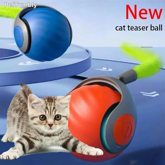 Interactive Cat Toy Ball Automatic Rolling - MyPetDollar.com