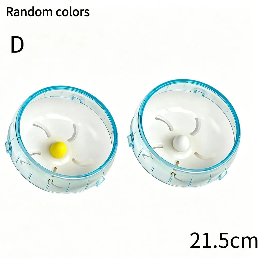 Quiet 12-21.5cm Hamster Running Wheel Non-slip – 4 Colors