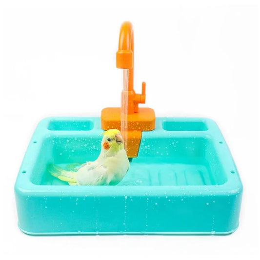 1PC Parrot Shower Pet Bird Bath Cage Basin - MyPetDollar.com