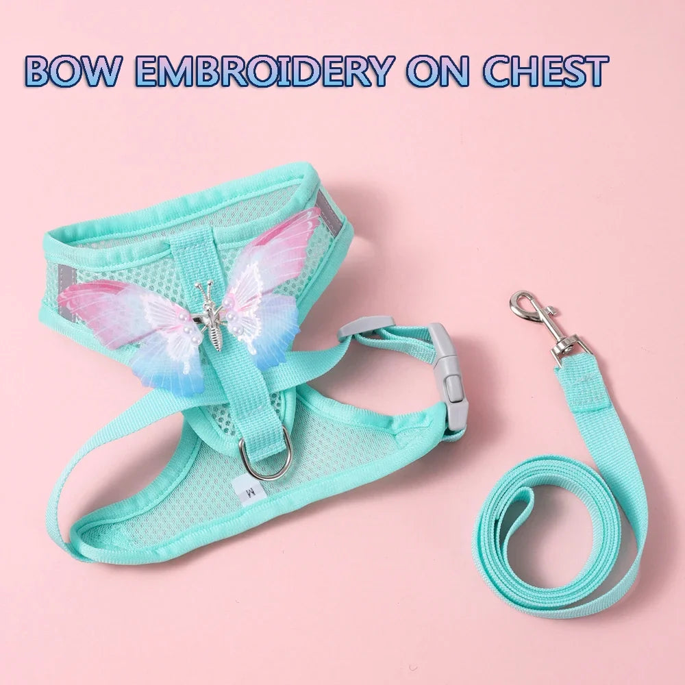 New Breathable Cute Cat Harness Set - MyPetDollar.com