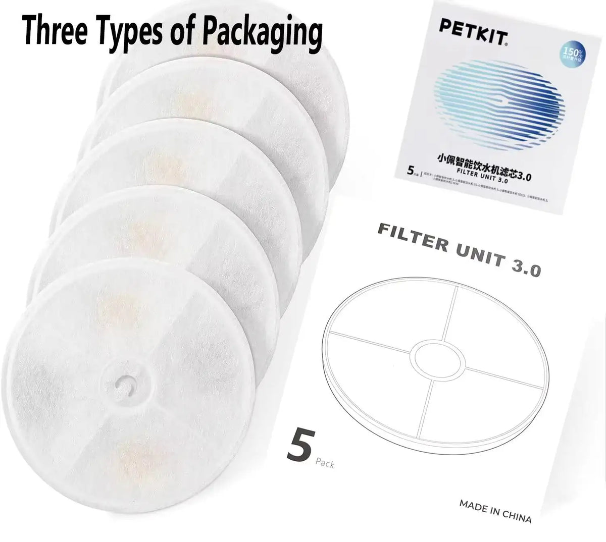 Cat Water Fountain Replacement Filters 5PCS - MyPetDollar.com